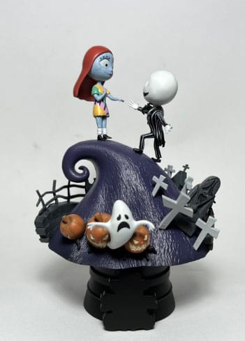 Nightmare before Christmas D-Stage PVC Diorama Jack & Sally 15 c - Kliknutím na obrázek zavřete