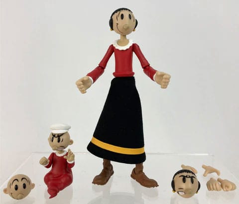 Popeye Akční figurka Wave 01 Olive Oyl - Kliknutím na obrázek zavřete