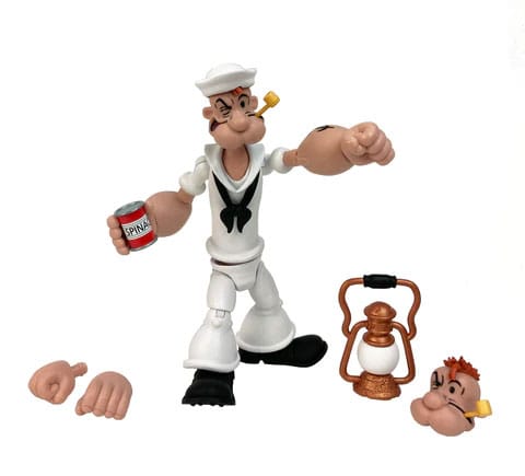 Popeye Akční figurka Wave 02 Popeye White Sailor Suit - Kliknutím na obrázek zavřete