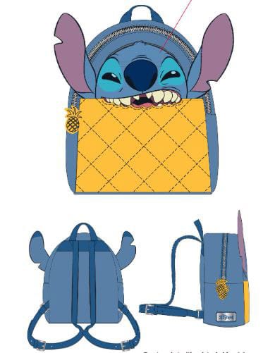 Lilo & Stitch batoh Mini Pineapple Stitch - Kliknutím na obrázek zavřete