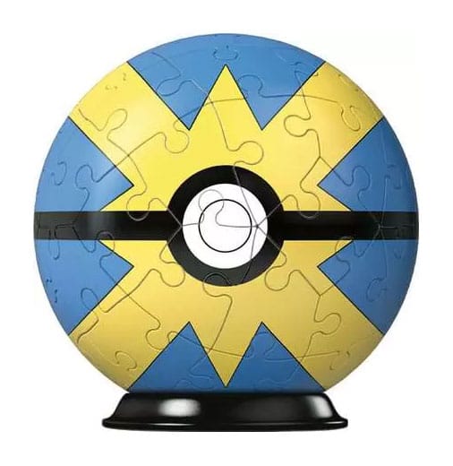 Pokémon 3D Puzzle Pokéballs: Quick Ball (55 pieces) - Kliknutím na obrázek zavřete