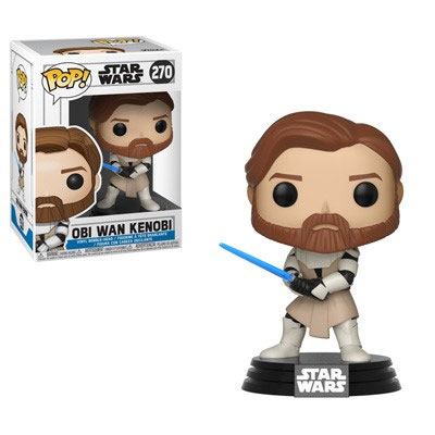 Star Wars Clone Wars POP! Vinyl Bobble-Head Obi Wan Kenobi 9 cm - Kliknutím na obrázek zavřete