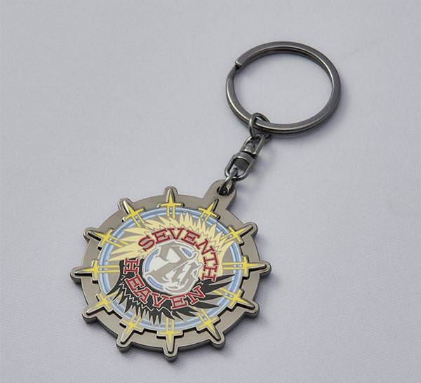 Final Fantasy VII Rebirth Metal-Keychain Seventh Heaven - Kliknutím na obrázek zavřete