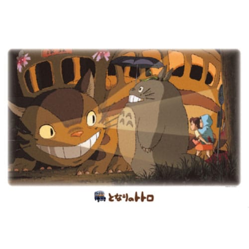 My Neighbor Totoro skládací puzzle Catbus in the night (1000 pie - Kliknutím na obrázek zavřete