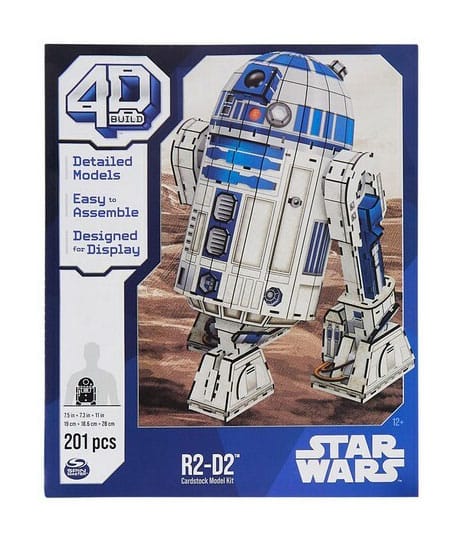 Star Wars: 4D Build - R2-D2 3D Puzzle - Kliknutím na obrázek zavřete