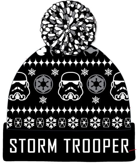 Star Wars Pom-Pom pletená čepice Storm Trooper - Kliknutím na obrázek zavřete