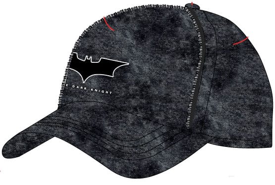 DC Comics Curved Bill Cap Batman The Dark Knight Logo Denim - Kliknutím na obrázek zavřete