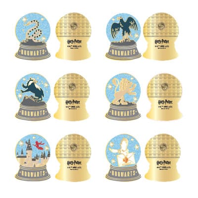 Harry Potter by Loungefly Enamel Pins Blind Snowglobes Display ( - Kliknutím na obrázek zavřete