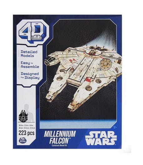 Star Wars: 4D Build - Millenium Falcon 3D Puzzle - Kliknutím na obrázek zavřete