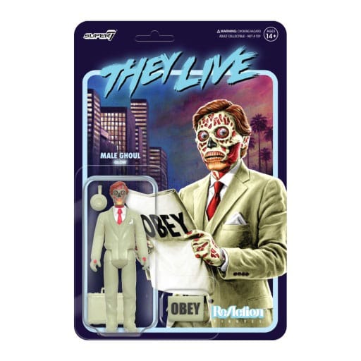 They Live ReAction Akční figurka Wave 02 Male Ghoul (Glow) 10 cm - Kliknutím na obrázek zavřete