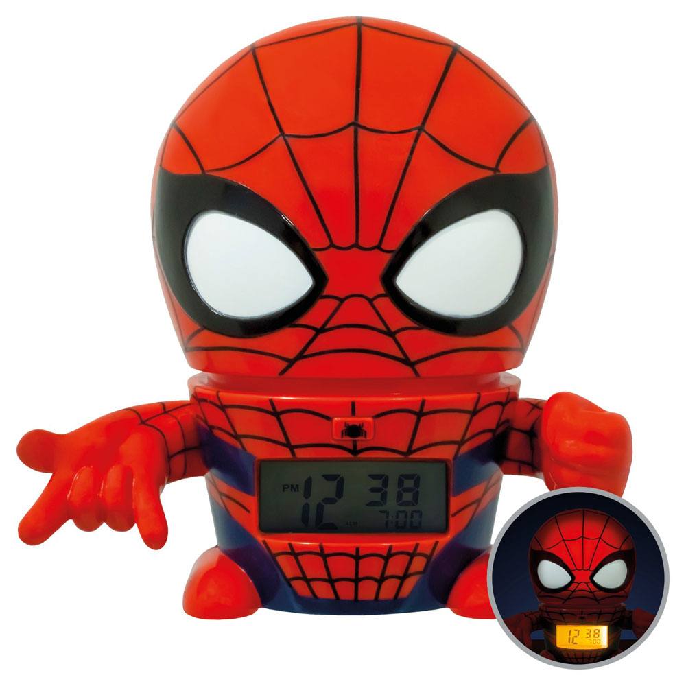 Marvel BulbBotz Budík with Light Spider-Man 14 cm