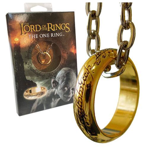 Lord of the Rings Ring The One Ring (gold plated) - Kliknutím na obrázek zavřete