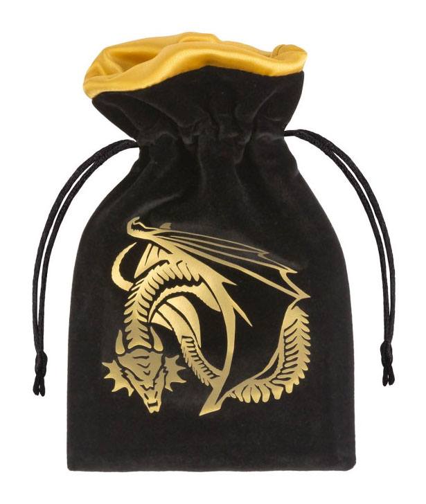 Dragon váček na kostky black a golden