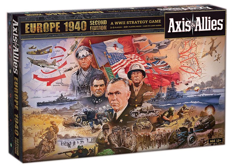 Avalon Hill desková hra Axis a Allies Europe 1940 2nd Edition en