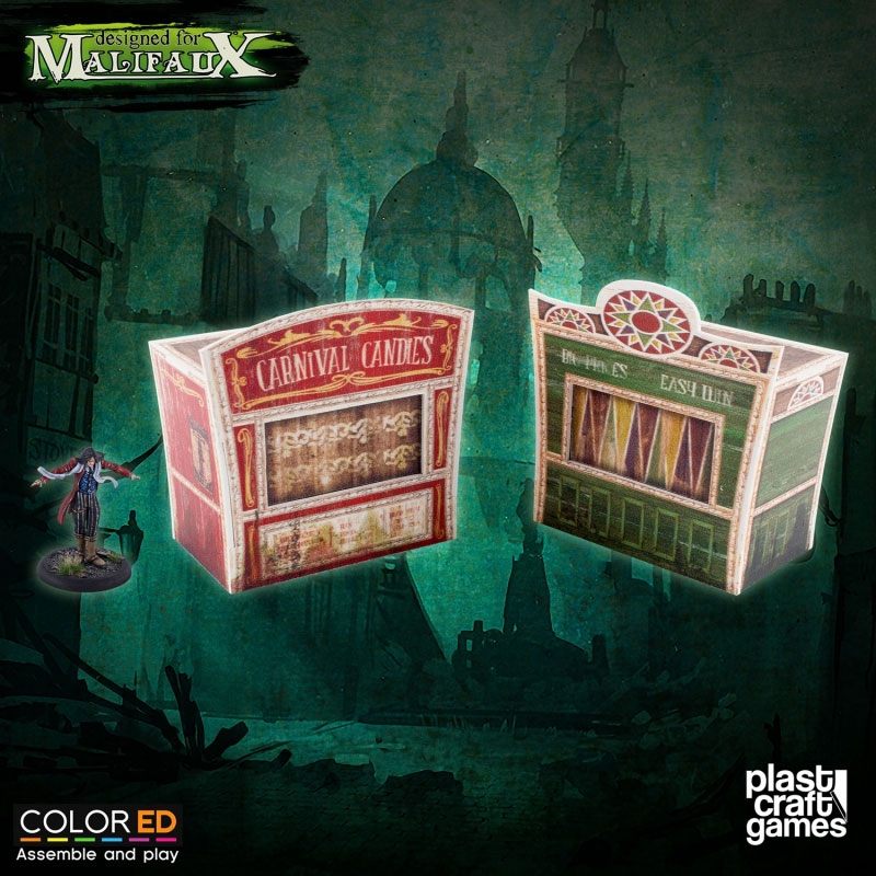 Malifaux ColorED Miniature Gaming Model Kit 32 mm Circus Stand S