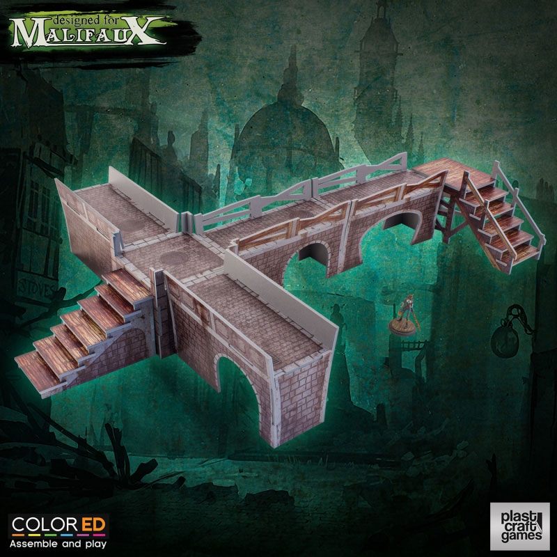 Malifaux ColorED Miniature Gaming Model Kit 32 mm Sewers Walkway