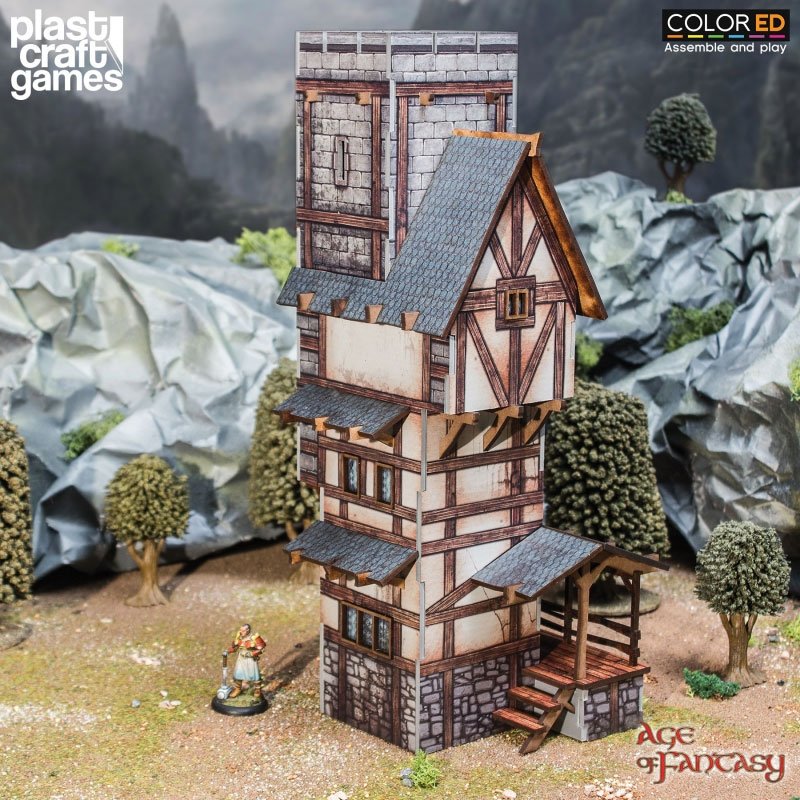 Age of Fantasy ColorED Miniature Gaming Model Kit 28 mm Scholar'