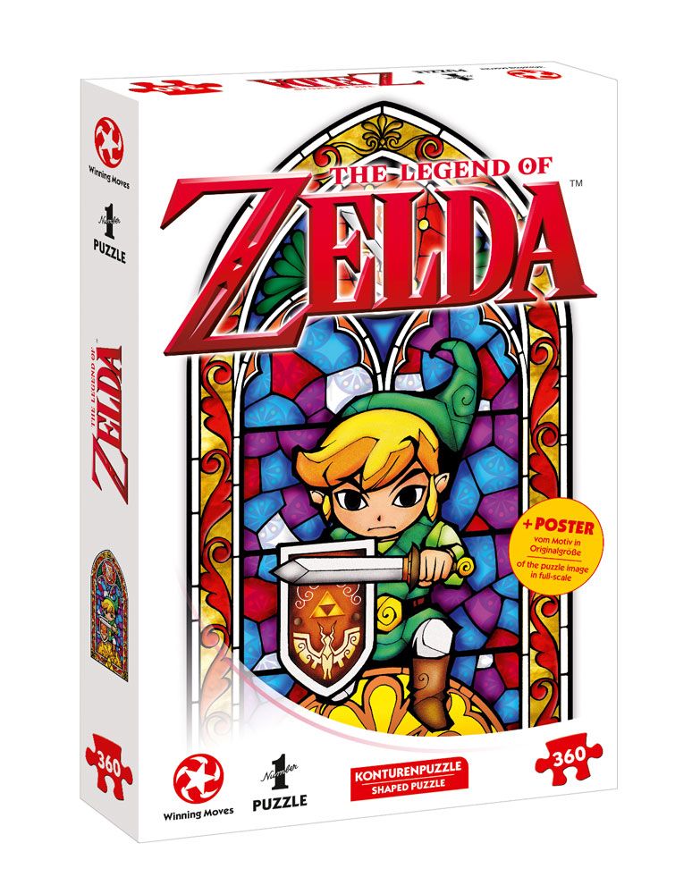 The Legend of Zelda skládací puzzle Link The Hero of Hyrule