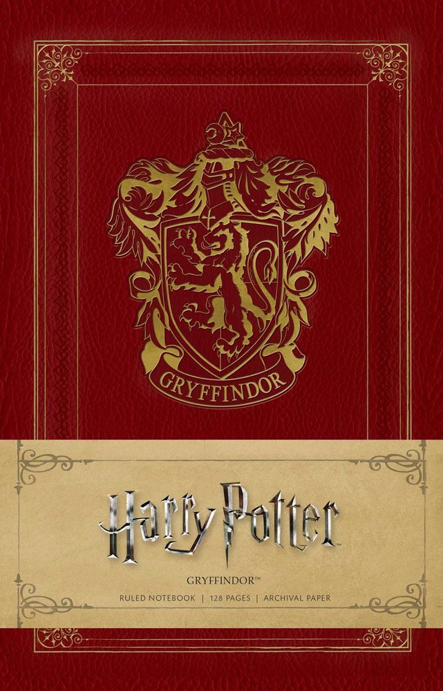 Harry Potter Ruled poznámkový blok Gryffindor