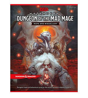 Dungeons a Dragons RPG Waterdeep: Dungeon of the Mad Mage - Maps