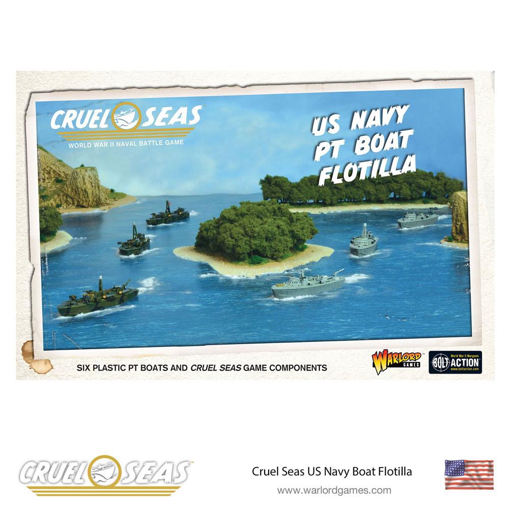 Cruel Seas Miniatures Game herní rozšíření Set US Navy PT Boat F