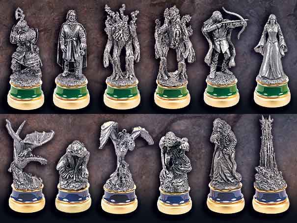 Lord of the Rings Chess Pieces The Two Towers Character Package - Kliknutím na obrázek zavřete
