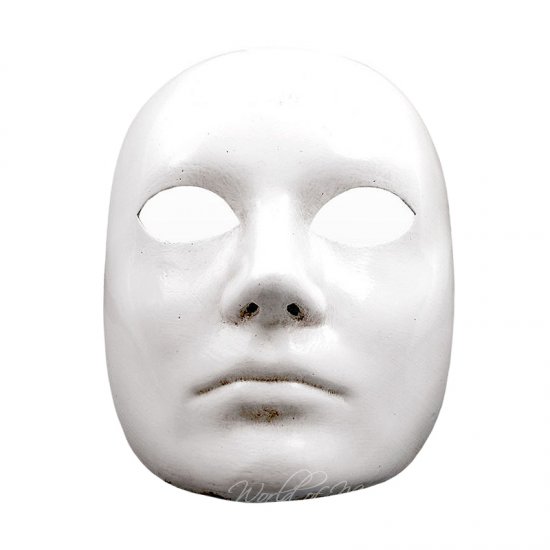 Volto benátská maska Volto bianco