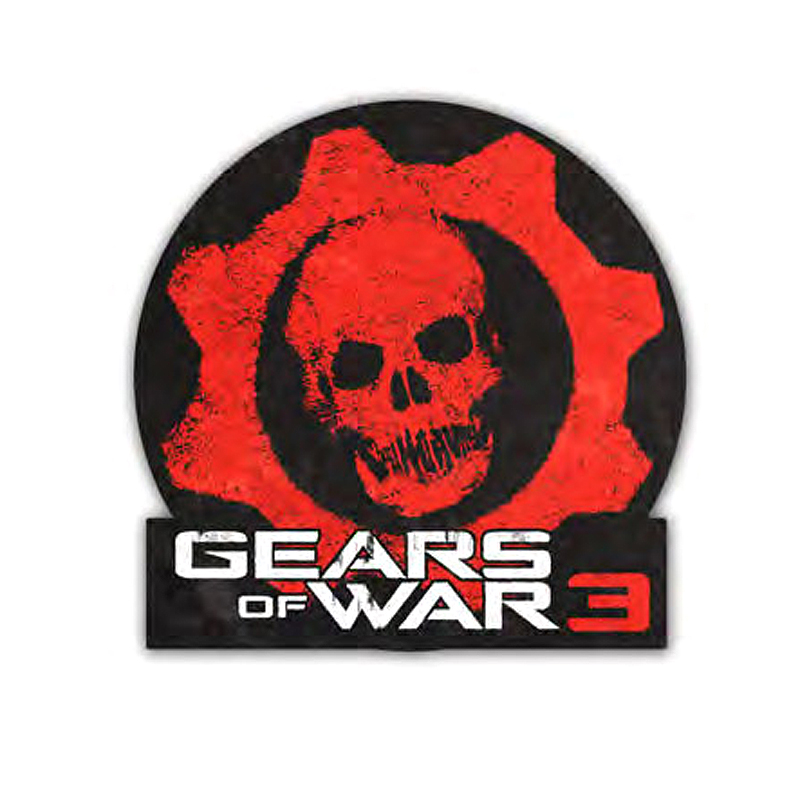 Gears of War 3 Originální nášivka Logo